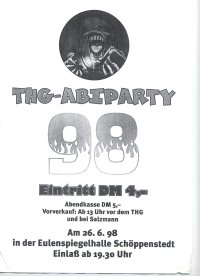 Poster der Abiparty